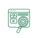 Illustration depicting heading structure and content hierarchy optimization, including clear H1, organized H2 sections, and subheads for better user experience and SEO