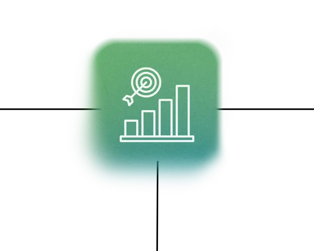 Results First illustration showing focus on measurable growth