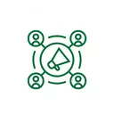 Illustration representing manual link building outreach to relevant websites, publications, and partners for earning contextual and authoritative backlinks