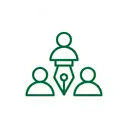 Illustration showing guest content contributions on relevant websites to build authority, reach new audiences, and earn quality backlinks