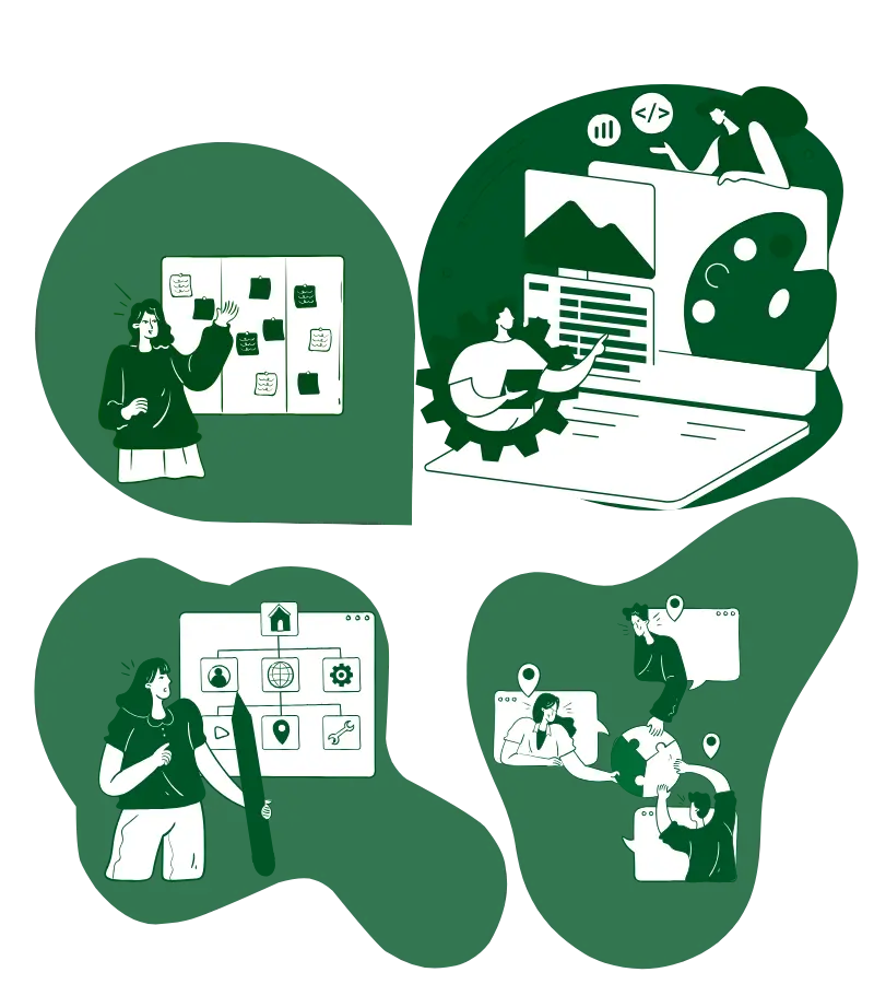 Illustration showing common SEO issues holding Bronx businesses back including weak site structure, missing service pages, poor mobile experience, and low conversion signals