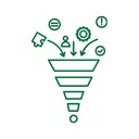 Illustration showing SEO content strategy focused on local intent, service pages, location pages, and keyword clusters to build topical authority and improve search rankings.
