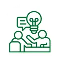 Illustration showing SEO conversion support that improves page clarity, call-to-action placement, and website trust signals to turn search traffic into customer inquiries