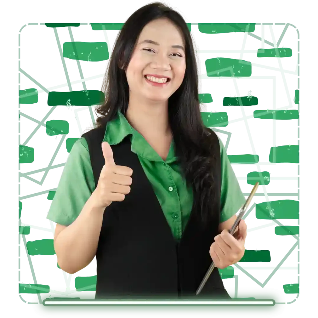 Link building specialist strengthening domain authority and search rankings using tablet with positive gesture