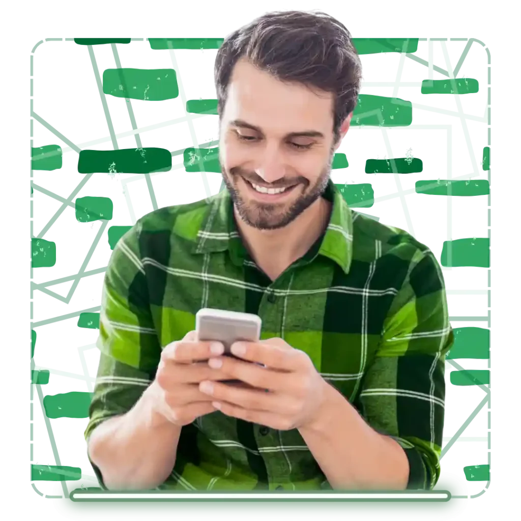 SEO audit specialist analyzing website performance and technical issues using mobile device