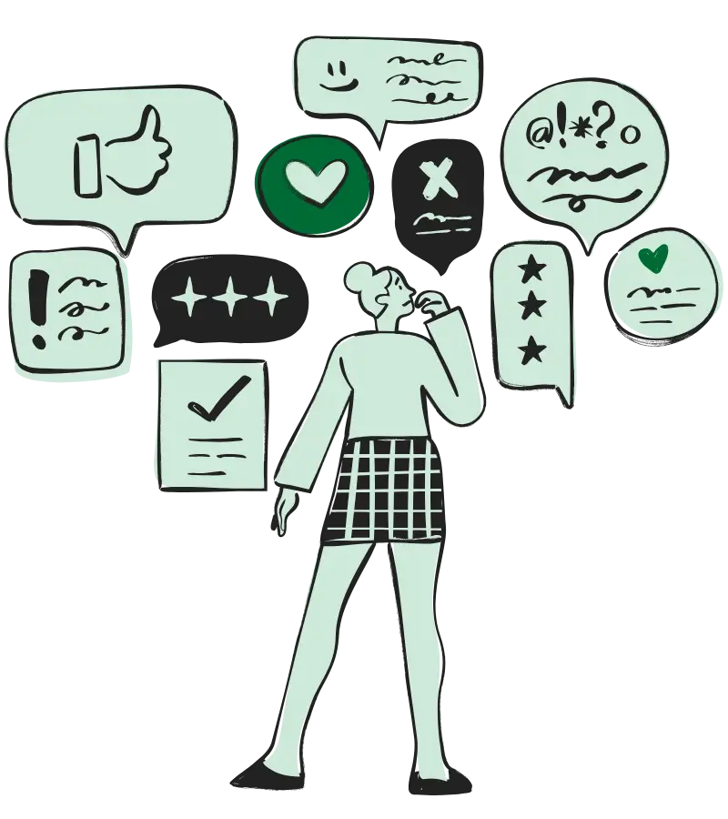 Illustration showing how social media marketing helps businesses build brand awareness, customer trust, and long-term growth.