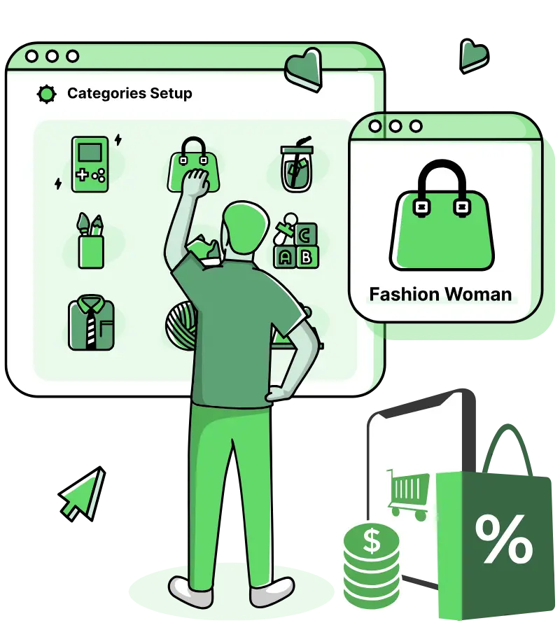 Ecommerce platform setup and backend architecture