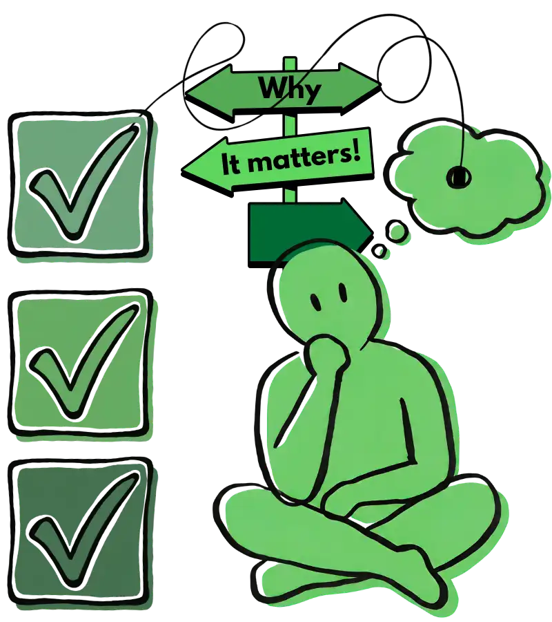 Illustration showing why link building matters for earning relevant, high-quality backlinks that improve search visibility and brand authority while avoiding spammy links