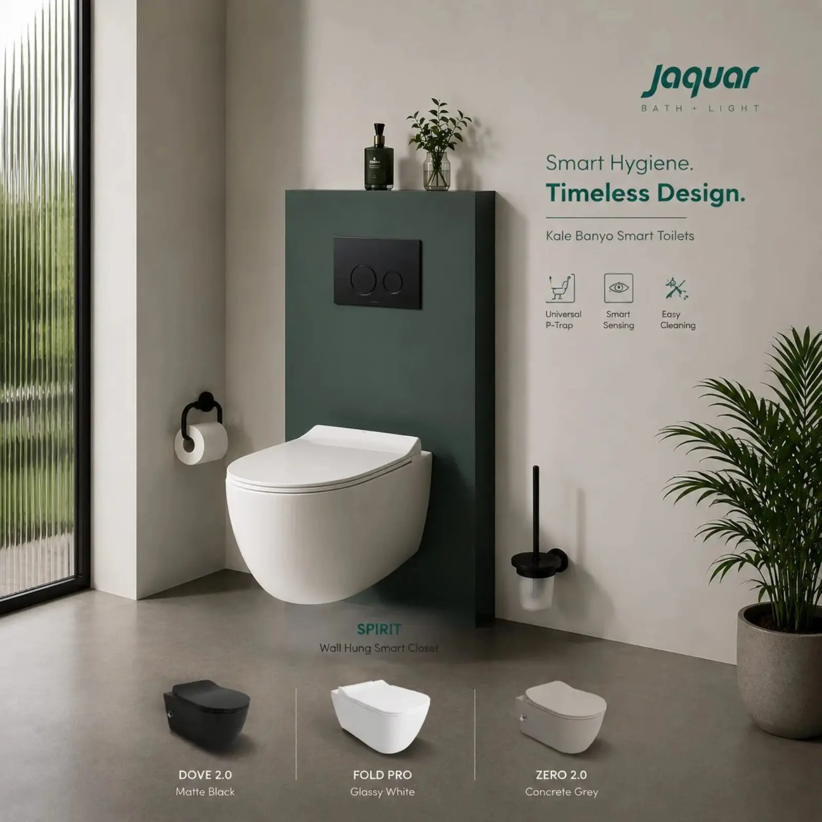 Jaquar modern bathroom social media post