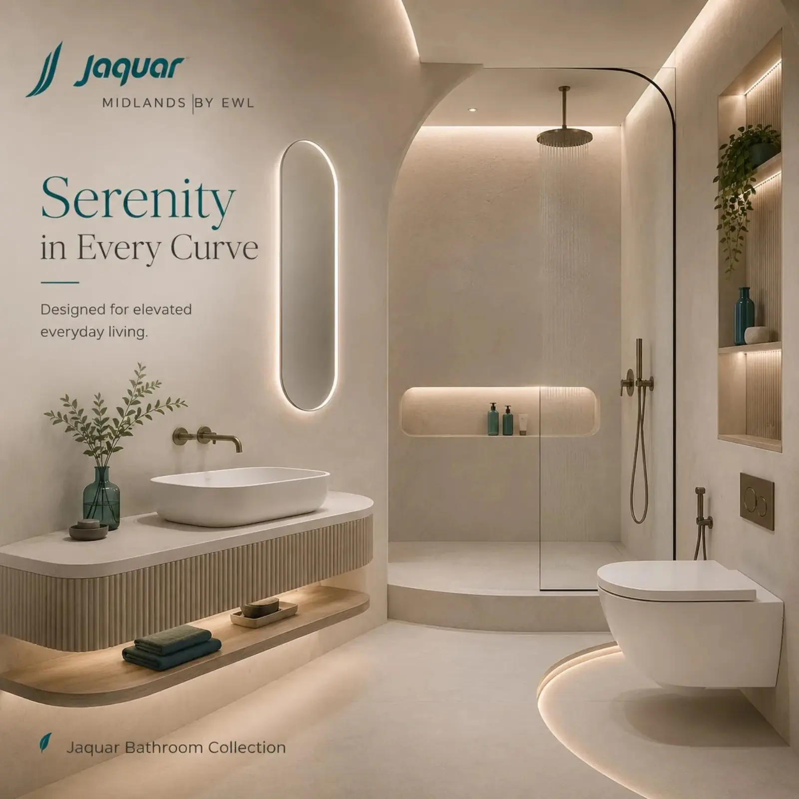 Jaquar bathroom collection social media marketing graphic