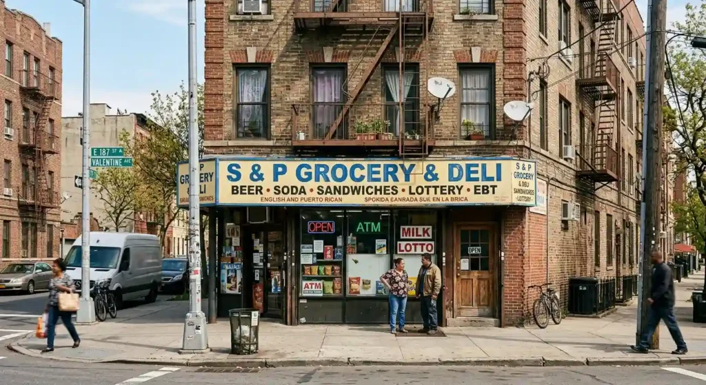 Local Bronx business storefront representing neighborhood-specific local SEO