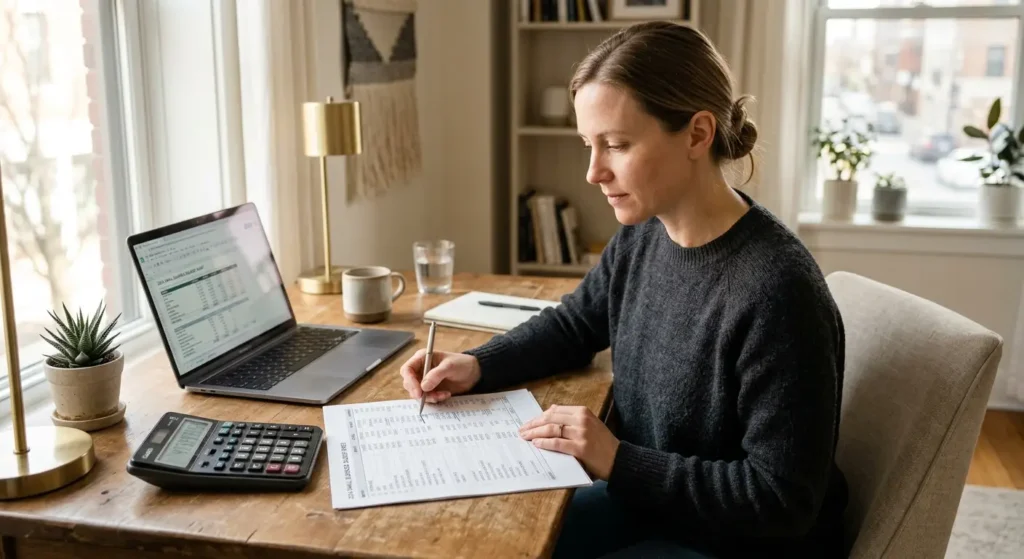 Business owner reviewing a local SEO pricing framework by business size and competitiveness