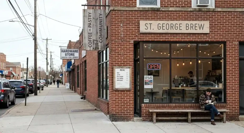 Staten Island business storefront representing neighborhood-specific local SEO