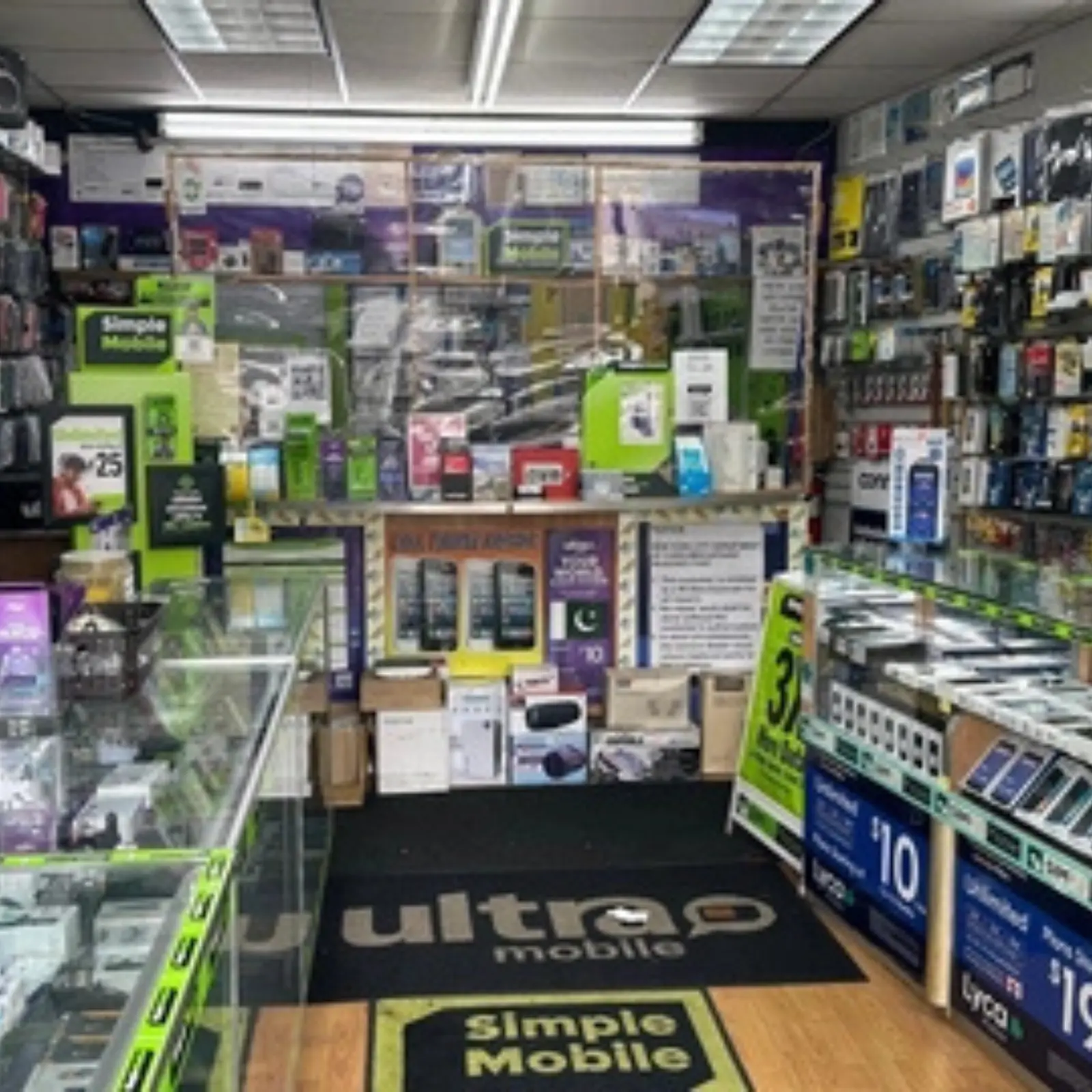 A&S Digital Wireless phone accessories inside store in Brooklyn, New York