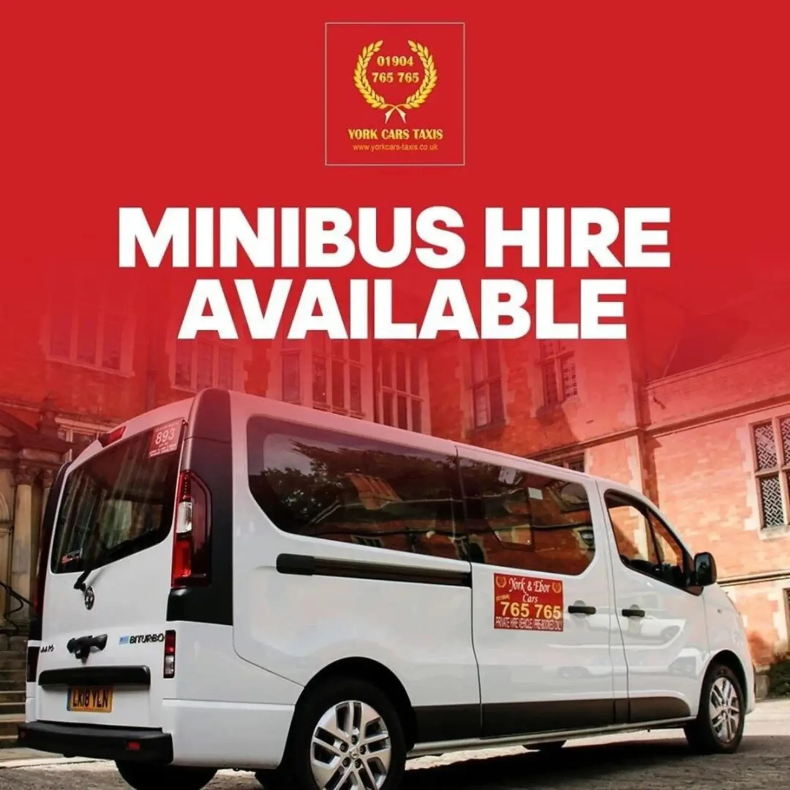 York Cars minibus service social media post by Thrive SEO NYC